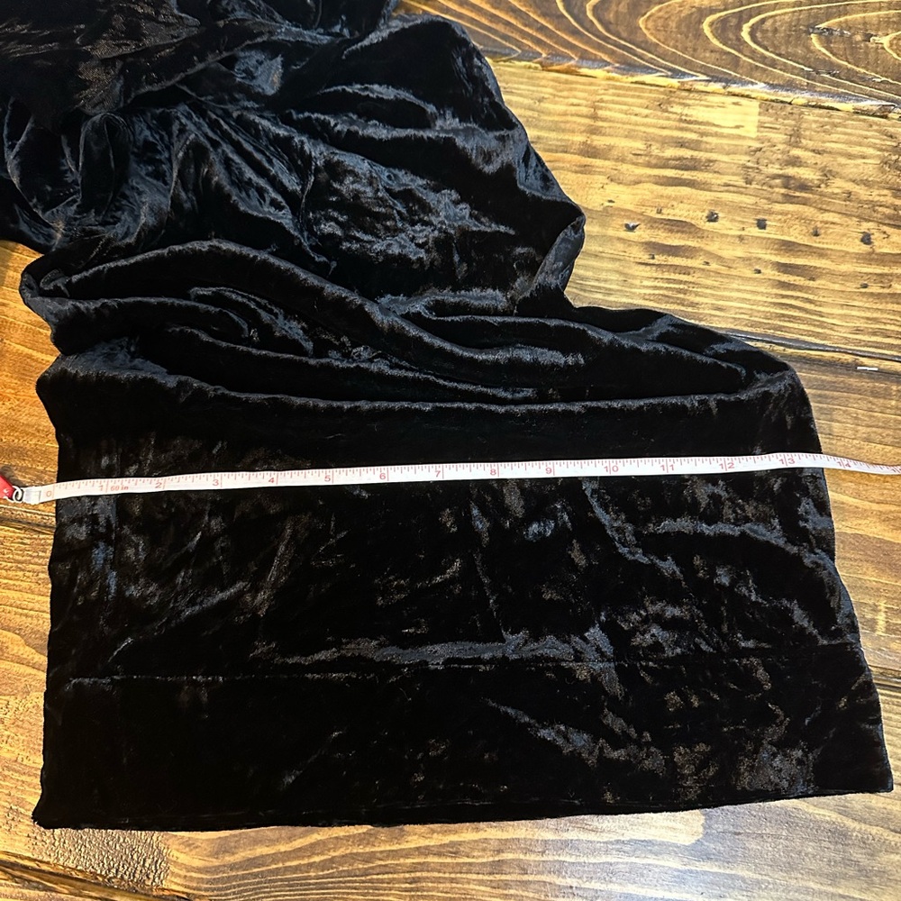 Faherty Stretch Silk Velvet Genevieve Pant - Black Size XL - Picture 12 of 12